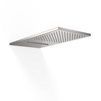 Hoofddouche Tres Wand met Waterval 28x55 cm Staal - thumbnail