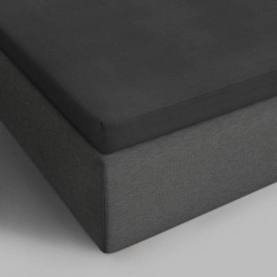 Dreamhouse Katoenen Topper Hoeslaken Antraciet 160 x 200 cm