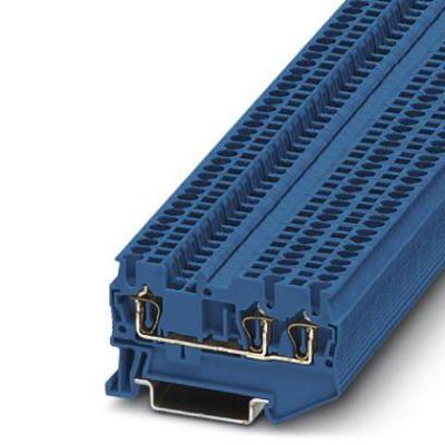 Phoenix Contact 3031131 Doorgangsserieklem 4.2 mm Spanveer Blauw 50 stuk(s)