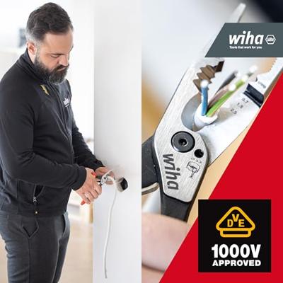 Wiha 8 in 1 multifunctionele tang voor krimpen buigen strippen aandraaien