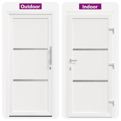 Voordeur Antraciet PVC