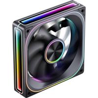 Jonsbo ZA-120 PC-ventilator Zwart Incl. LED-verlichting - thumbnail