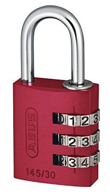 ABUS ABVS46615 Hangslot 31.5 mm Rood Cijferslot