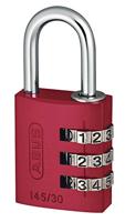 ABUS ABVS46615 Hangslot 31.5 mm Rood Cijferslot - thumbnail