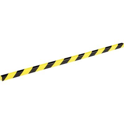 Durable 1127130 Kantenbeveiliging Zwart, Geel (l x b x h) 1000 x 25 x 30 mm