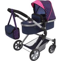 Poppenwagen Reig Combi Neo Pro Marineblauw 63 cm - thumbnail