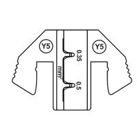 TOOLCRAFT TO-9625890 Krimpinzetstuk Yazaki YES/YESC 0,64x0,64 onverzegeld contact 0.35 tot 0.5 mm² Geschikt voor merk TOOLCRAFT - thumbnail