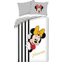 Disney Minnie Mouse Dekbedovertrek Peekabooy - Eenpersoons - 140 x 200 cm - Katoen - thumbnail