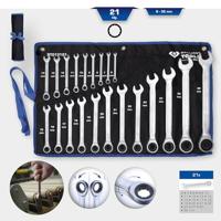 Brilliant Tools BT013121 BT013121 Ringsleutel met ratelset Sleutelbreedte (metrisch) 8 - 53 mm - thumbnail