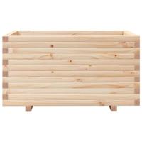 Plantenbak 90x60x49,5 cm massief grenenhout - thumbnail