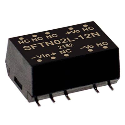 MEAN WELL SFTN02L-05N DC/DC-converter, SMD 400 mA 2 W Aantal uitgangen: 1 x Inhoud 1 stuk(s)