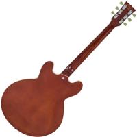 Vintage VSA500 ReIssued Honeyburst semi-akoestische gitaar - thumbnail