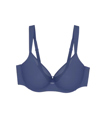 Triumph Minimizer BH - True Shape Sensation W01 - Stevige beugel bh met goede ondersteuning - Full cup - 80C - Blauw- Corrigerend ondergoed - 80C-