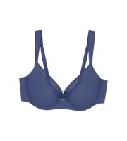 Triumph Minimizer BH - True Shape Sensation W01 - Stevige beugel bh met goede ondersteuning - Full cup - 80C - Blauw- Corrigerend ondergoed - 80C- - thumbnail