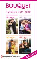 Bouquet e-bundel nummers 4017 - 4020 - Caitlin Crews, Lucy Ellis, Pippa Roscoe, Cathy Williams - ebook - thumbnail
