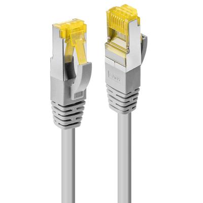 LINDY 47263 RJ45 Netwerkkabel, patchkabel CAT 6a (losse kabel CAT 7) S/FTP 1.50 m Grijs Snagless 1 stuk(s)