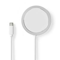 Nedis Draadloze Oplader | Staand | Inclusief kabel | USB Type-C | 1 stuks - WCHAQM250SI WCHAQM250SI - thumbnail