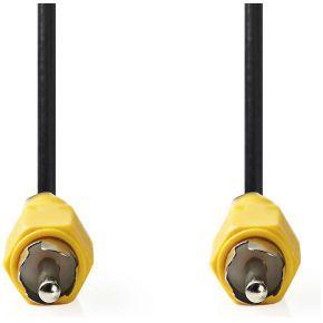 Composiet Videokabel | RCA Male - RCA Male | 10 m | Zwart