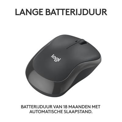 Logitech M240 muis grafiet - thumbnail