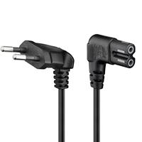 goobay Eurostekker > C7 90° kabel - thumbnail