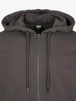 Urban Classics / Sweatvest Basic Terry Zip in zwart - thumbnail