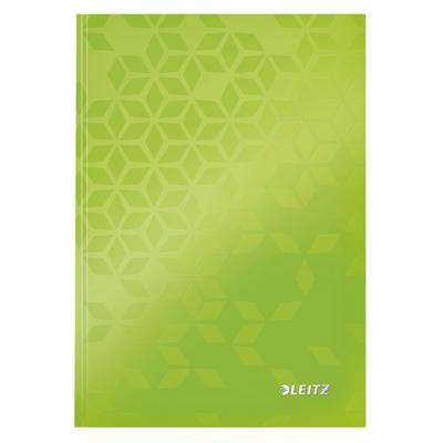 Notitieboek leitz wow a5 160blz 90gr lijn groen | 6 stuks Notitieboek leitz wow a5 160blz 90gr lijn groen | 6 stuks