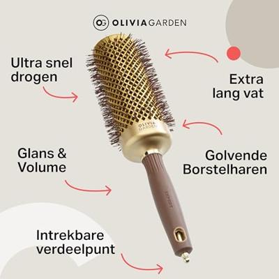 Olivia Garden Blow Out Speed Gold and Brown 55mm Olivia Garden Blow Out Speed Gold and Brown 55mm