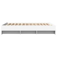 Bedframe massief hout wit 120x200 cm - thumbnail