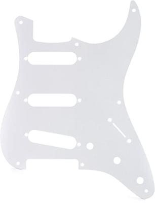 Fender 8-hole '50s Vintage-Style Stratocaster S-S-S Pickguard White slagplaat voor Fender Stratocaster