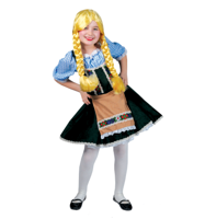 Tiroler Jurkje Met Blouse Meisje - thumbnail