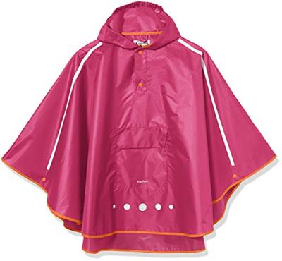 Playshoes regenponcho met tas Paars-XL