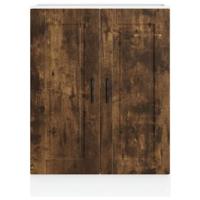 Keuken onderkast "Porto" bewerkt hout gerookt eikenkleurig - thumbnail