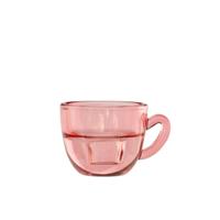 Kaarsenhouder Koffie roze Ø8xH5cm - thumbnail