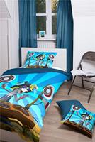 Fabeltjeskrant dekbedovertrek DJ Wally 140 x 200 cm - 60 x 70 cm - thumbnail