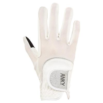 Anky Technical Mesh Handschoen wit maat:7,5 Anky Technical Mesh Handschoen wit maat:7,5