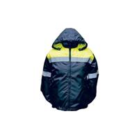 4-ACT reflecterende regenjas rain jacket size l blue/y/reflex - thumbnail