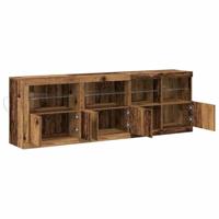 Dressoir Oud hout 202 x 37 x 67 cm Bewerkt hout - thumbnail