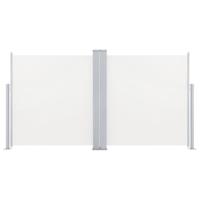 Windscherm uittrekbaar 120x600 cm crme - thumbnail