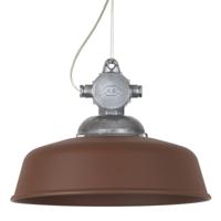 Hanglamp aan ketting Detroit Industrie aluminium met Corten deksel - thumbnail
