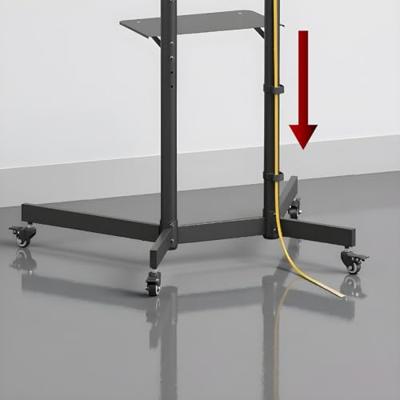 Maclean TV-standaard / trolley, camera plank, op wielen, 37-70", max. belasting 45kg/5kg plank, max. VESA 600x400, MC-113 B