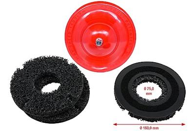 KS Tools 100.5070 Wielnaafslijper-set Ø 160 mm, binnen-Ø 75 mm, 4-delig KS Tools 100.5070 Wielnaafslijper-set Ø 160 mm, binnen-Ø 75 mm, 4-delig