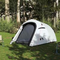 VidaXL Tunneltent 3-persoons waterdicht verduisterend stof wit - thumbnail