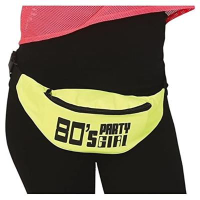 Heuptasje 80&apos;s Party Girl Geel