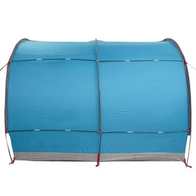 Fietstent met dak met opslag Blauw 256 x 222 x 182 cm