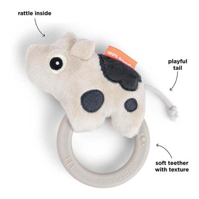 Done By Deer rammelaar/bijtring dotti beige Done By Deer rammelaar/bijtring dotti beige