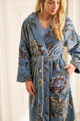Pip Studio Pip Studio Secret Garden Bathrobe Blue XS