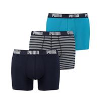 Puma 3-pack Printed Stripe boxershorts Blue-S - thumbnail
