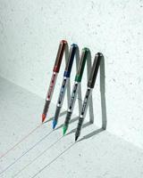 Rollerpen uni-ball eye eco 150e f blauw | 12 stuks - thumbnail