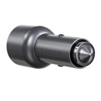 Satechi ST-U2C40CCM Laadadapter 40 W 2x USB-C Zilver Auto - thumbnail