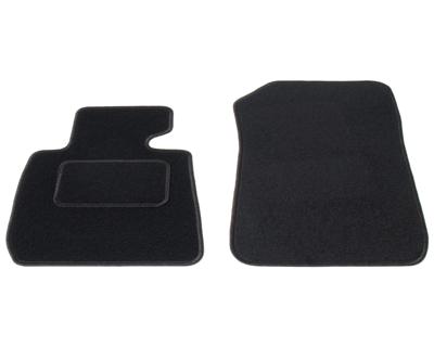 Automatten voorzijde - zwart stof - BMW 3-Serie E90, E91 2004-2011 Automatten voorzijde - zwart stof - BMW 3-Serie E90, E91 2004-2011